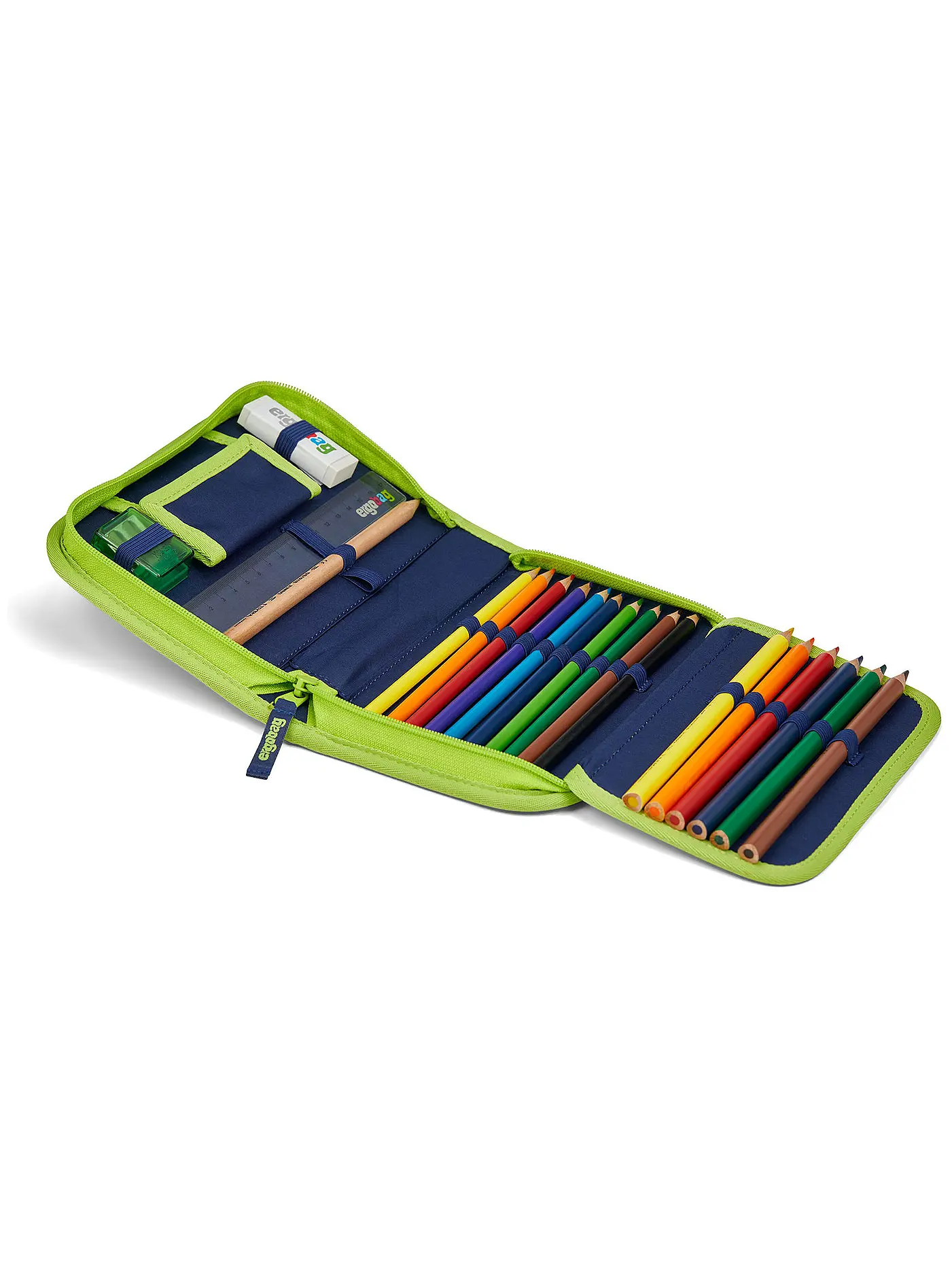 ERGOBAG | Schultasche Set 5tlg AmBärzonas CUBO Neo | dunkelblau